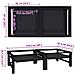 Pedestallo per Lavatrice 2 pcs Nero 124,5 x 61,5 x 32,5 cm - Foto miniatura 9