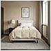 Duvet Invernale Trapuntato Crema 155 x 220 cm Microfibra - Foto miniatura 4