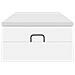 Struttura Letto Pouf con Materasso Bianco 90x190 cm Similpelle - Foto miniatura 7