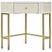 Tavolo Consolle Vkh608-bianco-legno-84,5x60x77 Cm - Foto miniatura 2