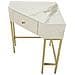 Tavolo Consolle Vkh608-bianco-legno-84,5x60x77 Cm - Foto miniatura 4