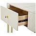 Tavolo Consolle Vkh608-bianco-legno-84,5x60x77 Cm - Foto miniatura 6