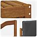 Set divani 4 pcs Naturale e Antracite Legno di Acacia Massello - Foto miniatura 5