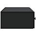 Tavolino da Parete Laterale Nero 87,5 x 34,5 x 17 cm - Foto miniatura 5