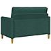 Set di Divani con Storage 2 pcs Verde Scuro Poliestere - Foto miniatura 3