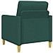 Set di Divani con Storage 2 pcs Verde Scuro Poliestere - Foto miniatura 4