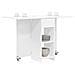 Tavolo da Pranzo 115 x 70 x 75 cm Legno ingegnerizzato Bianco - Foto miniatura 3