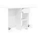 Tavolo da Pranzo 115 x 70 x 75 cm Legno ingegnerizzato Bianco - Foto miniatura 5