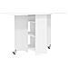 Tavolo da Pranzo 115 x 70 x 75 cm Legno ingegnerizzato Bianco - Foto miniatura 8