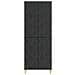 Set di armadi 2 pcs Nero Legno ingegnerizzato - Foto miniatura 4