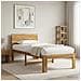 Letto Singolo con Testiera ROSTOCK Bianco 75 x 190 cm - Foto miniatura 2