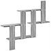 Scaffale da parete Sonoma grigio 85 x 13,5 x 73,5 cm - Foto miniatura 4