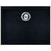 Lavello Quadra 110 Keratek Plus Sottotop 58x44 cm 1 vasca Colore Nero Assoluto 86 - Foto miniatura 1