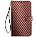 Custodia Smartphone Universale Portafoglio Marrone Xxl Supporto + Specchio - Foto miniatura 5