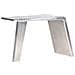 Scrivania Aviator Argento 112x50x76 Cm Metallo - Foto miniatura 2