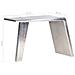 Scrivania Aviator Argento 112x50x76 Cm Metallo - Foto miniatura 3