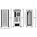 Case Silent Base 802 Middi Tower ATX / EATX / micro ATX / Mini-ITX Colore Bianco - Foto miniatura 2