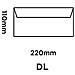 Premio Puro Dl 110 X 220 Mm 120 G Recycled Peel Seal Wallet Buste (rp81255) Super White Wove - Confezione Da 50 - Foto miniatura 2