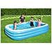 Piscina Gonfiabile Rettangolare Family 305x183x56cm 3 Anelli Bordi - Foto miniatura 2