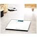 Classic BS1501, bilancia pesapersone elettronica, 31x31 cm, fino a 160 Kg con graduazione di precisione ogni 100g, spessore di 22 mm, batterie incluse, vetro temperato, bianco - Foto miniatura 6