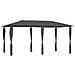 Gazebo con Montanti Rivestiti 2,98x5,3x2,59m Antracite 160 g /m² - Foto miniatura 1