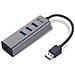U3METALG3HUB USB 3.0 (3.1 Gen 1) Type-A 5000Mbit / s Grigio perno e concentratore - Foto miniatura 1