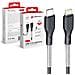 Cavo Type C A Iphone Lightning 8-pin Power Delivery Pd27w Cb-01c 1 Metro Nero - Foto miniatura 2