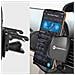 Supporto Auto Smartphone Ovale Fissaggio Ventosa Braccio Lungo 27cm Nero - Foto miniatura 5