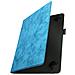 Custodia Universale Tablet 10 Pollici Similpelle Effetto Marmo Supporto Celeste - Foto miniatura 1