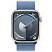 Watch Series 9 GPS + Cellular Cassa 45mm in Alluminio Argento con Cinturino Sport Loop Blu Inverno - Foto miniatura 1