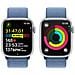 Watch Series 9 GPS + Cellular Cassa 45mm in Alluminio Argento con Cinturino Sport Loop Blu Inverno - Foto miniatura 5