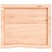 Ripiano a Parete 60x50x (2-6) cm Massello Rovere Non Trattato - Foto miniatura 3