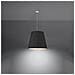 Lampadario Geneve 50 Nero Sl. 0736 - Moderno Lampadario Nero 140x50x50 Cm - Foto miniatura 3