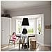 Lampadario Geneve 50 Nero Sl. 0736 - Moderno Lampadario Nero 140x50x50 Cm - Foto miniatura 6