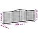 Cesto Gabbione Ad Arco 400x30x120/140 Cm Ferro Zincato - Foto miniatura 4