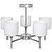 Lampadario Aje-mira 5p Bianco Argentato Metallo 40 W 47,5 X 34 X 47,5 Cm - Foto miniatura 1