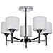 Lampadario Aje-mira 5p Bianco Argentato Metallo 40 W 47,5 X 34 X 47,5 Cm - Foto miniatura 2