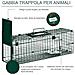 Gabbia Trappola Per Ratti, Topi E Nutrie Con Porta Singola, 60x18x20cm, Verde - Foto miniatura 3