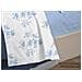 Completo Lenzuola Letto 100% Cotone Made Italy 3027 Disegno Primavera Piazza E Mezza Azzurro - Foto miniatura 4