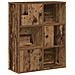Libreria Legno Vecchio 60x24x76,5 Cm In Legno Multistrato - Foto miniatura 2