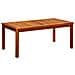 Tavolino Da Giardino 110x60x45 Cm In Legno Massello Di Acacia - Foto miniatura 2