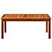 Tavolino Da Giardino 110x60x45 Cm In Legno Massello Di Acacia - Foto miniatura 1