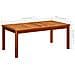 Tavolino Da Giardino 110x60x45 Cm In Legno Massello Di Acacia - Foto miniatura 7