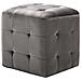Comodini 2 Pz Grigio 30x30x30 Cm In Tessuto Vellutato - Foto miniatura 1
