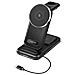 PA0292 Caricabatterie per dispositivi mobili Auricolare, Smartphone, Orologio intelligente Nero dC Carica wireless Ricarica rapida Interno - Foto miniatura 1