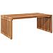 Tavolo Laterale da Giardino 90x49.7x36 cm Legno Massello Teak - Foto miniatura 1