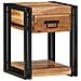 Comodini 2 pezzi 40x35x50 cm Legno massello di acacia - Foto miniatura 1