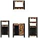 Set di mobili per il bagno 4 pcs Legno massello riciclato - Foto miniatura 7