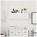 Mobile da Bagno a Parete Bianco 100x25x30 cm in Truciolato - Foto miniatura 3