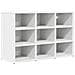 Scarpiera Bianco 77.5 x 30 x 51 cm Legno multistrato - Foto miniatura 1
